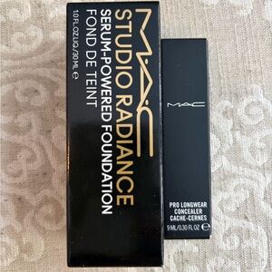 MAC Studio Radiance Foundation and Pro Longwear Concealer Set